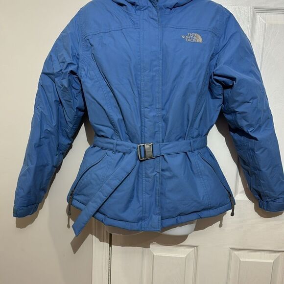 The North Face Puffer Jacket Goose Down Ski Parka Blue size M - Picture 3 of 9